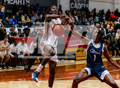 Thumbnail 1 in Sidwell Friends vs. Clinton Grace Christian (Capital Hoops Mayhem on Military) photogallery.