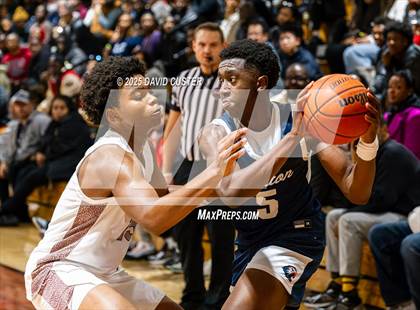 Thumbnail 1 in Sidwell Friends vs. Clinton Grace Christian (Capital Hoops Mayhem on Military) photogallery.