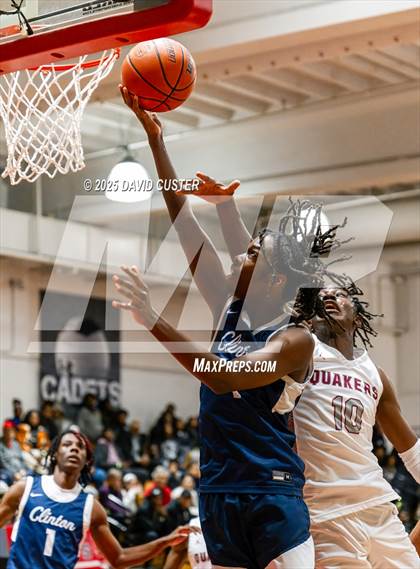 Thumbnail 1 in Sidwell Friends vs. Clinton Grace Christian (Capital Hoops Mayhem on Military) photogallery.