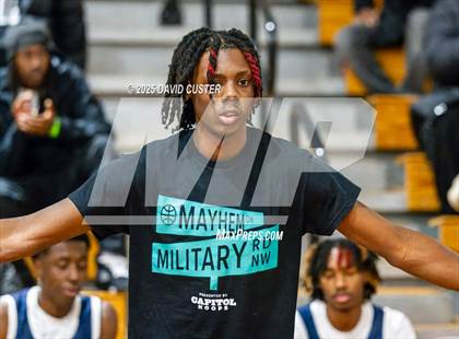 Thumbnail 1 in Sidwell Friends vs. Clinton Grace Christian (Capital Hoops Mayhem on Military) photogallery.