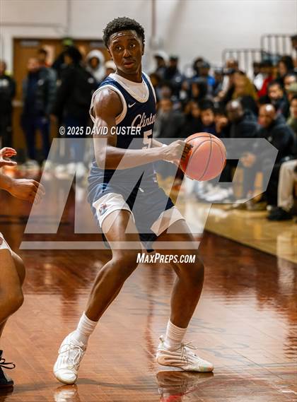 Thumbnail 1 in Sidwell Friends vs. Clinton Grace Christian (Capital Hoops Mayhem on Military) photogallery.
