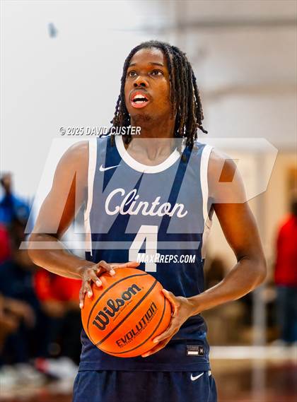 Thumbnail 2 in Sidwell Friends vs. Clinton Grace Christian (Capital Hoops Mayhem on Military) photogallery.