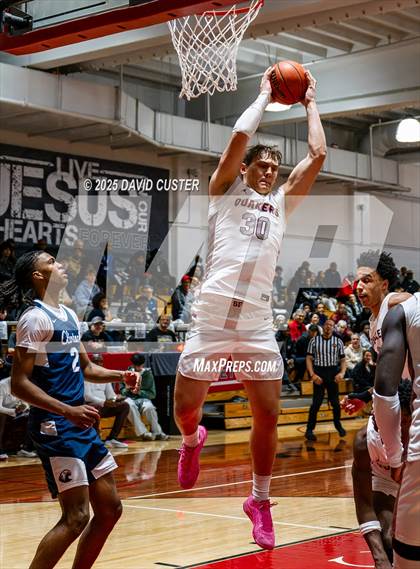 Thumbnail 2 in Sidwell Friends vs. Clinton Grace Christian (Capital Hoops Mayhem on Military) photogallery.