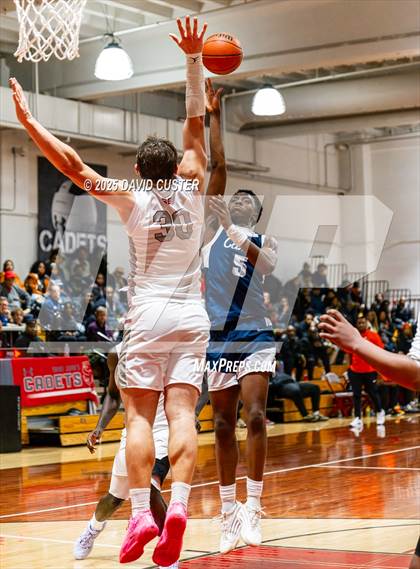 Thumbnail 3 in Sidwell Friends vs. Clinton Grace Christian (Capital Hoops Mayhem on Military) photogallery.