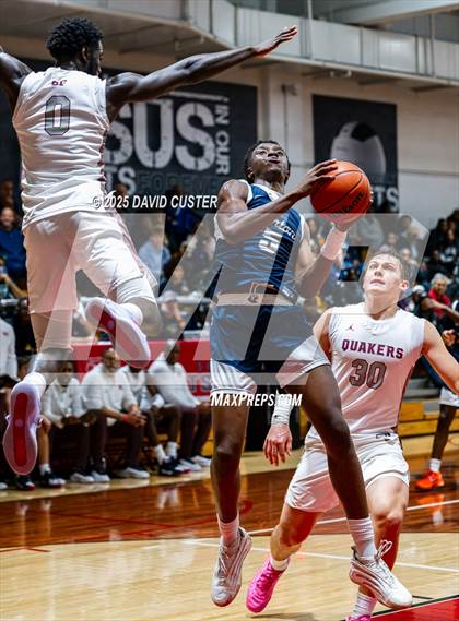 Thumbnail 3 in Sidwell Friends vs. Clinton Grace Christian (Capital Hoops Mayhem on Military) photogallery.