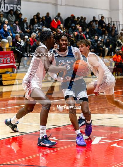 Thumbnail 3 in Sidwell Friends vs. Clinton Grace Christian (Capital Hoops Mayhem on Military) photogallery.