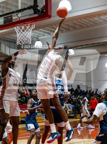 Thumbnail 2 in Sidwell Friends vs. Clinton Grace Christian (Capital Hoops Mayhem on Military) photogallery.