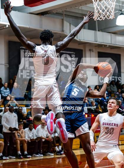 Thumbnail 2 in Sidwell Friends vs. Clinton Grace Christian (Capital Hoops Mayhem on Military) photogallery.