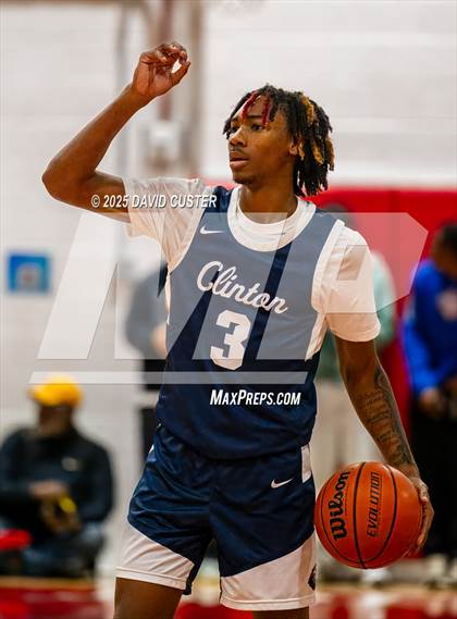 Thumbnail 3 in Sidwell Friends vs. Clinton Grace Christian (Capital Hoops Mayhem on Military) photogallery.