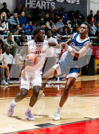 Thumbnail 3 in Sidwell Friends vs. Clinton Grace Christian (Capital Hoops Mayhem on Military) photogallery.
