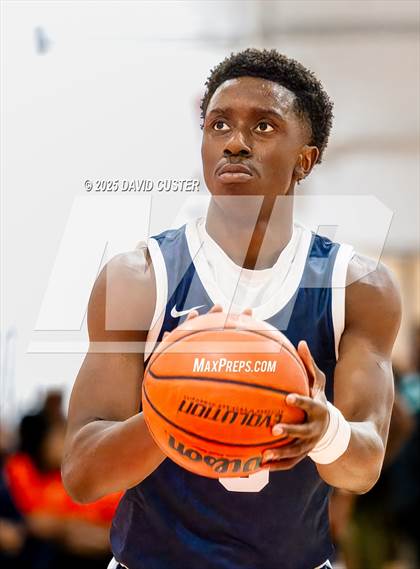 Thumbnail 3 in Sidwell Friends vs. Clinton Grace Christian (Capital Hoops Mayhem on Military) photogallery.