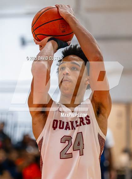 Thumbnail 3 in Sidwell Friends vs. Clinton Grace Christian (Capital Hoops Mayhem on Military) photogallery.