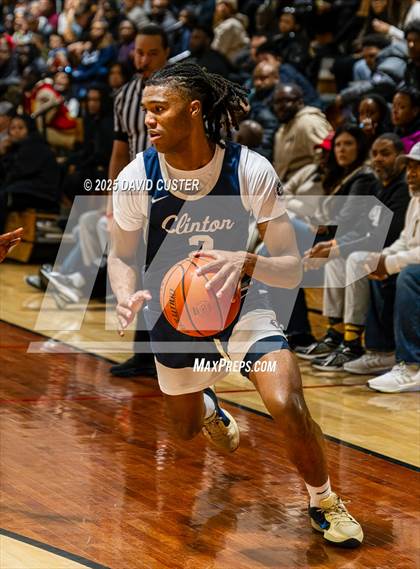Thumbnail 3 in Sidwell Friends vs. Clinton Grace Christian (Capital Hoops Mayhem on Military) photogallery.