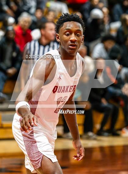 Thumbnail 1 in Sidwell Friends vs. Clinton Grace Christian (Capital Hoops Mayhem on Military) photogallery.