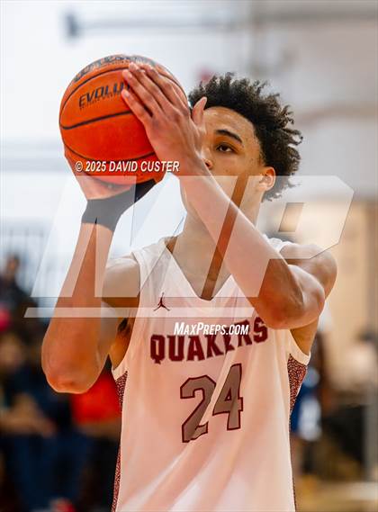 Thumbnail 2 in Sidwell Friends vs. Clinton Grace Christian (Capital Hoops Mayhem on Military) photogallery.