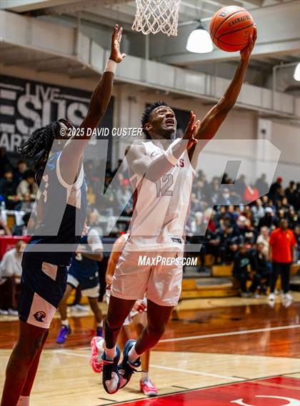 Thumbnail 2 in Sidwell Friends vs. Clinton Grace Christian (Capital Hoops Mayhem on Military) photogallery.