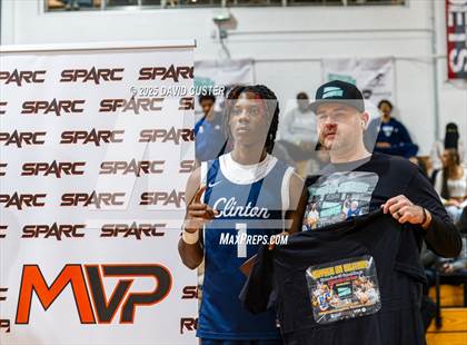 Thumbnail 2 in Sidwell Friends vs. Clinton Grace Christian (Capital Hoops Mayhem on Military) photogallery.