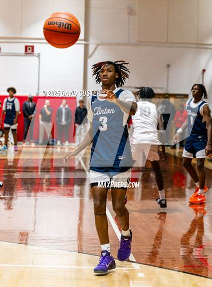 Thumbnail 3 in Sidwell Friends vs. Clinton Grace Christian (Capital Hoops Mayhem on Military) photogallery.