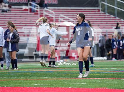 Thumbnail 2 in Smithtown West vs Half Hallow Hills West (NYSPHSAA Section XI Class A Final) photogallery.