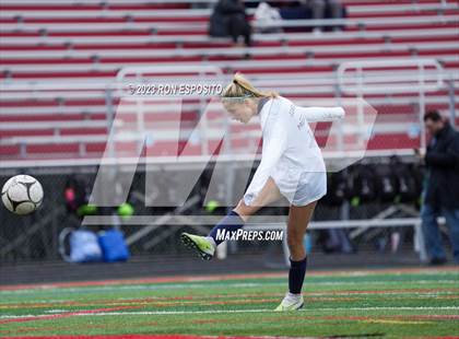 Thumbnail 3 in Smithtown West vs Half Hallow Hills West (NYSPHSAA Section XI Class A Final) photogallery.