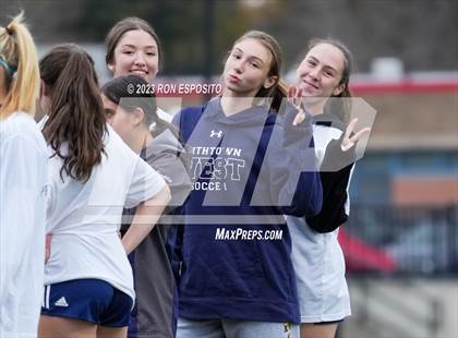 Thumbnail 3 in Smithtown West vs Half Hallow Hills West (NYSPHSAA Section XI Class A Final) photogallery.