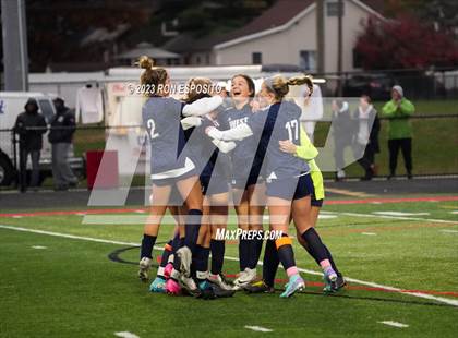 Thumbnail 3 in Smithtown West vs Half Hallow Hills West (NYSPHSAA Section XI Class A Final) photogallery.