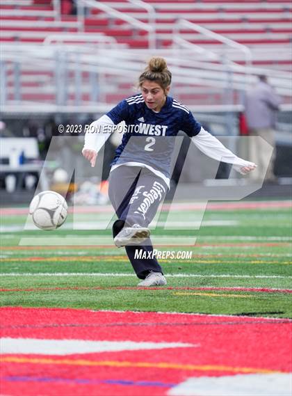 Thumbnail 1 in Smithtown West vs Half Hallow Hills West (NYSPHSAA Section XI Class A Final) photogallery.