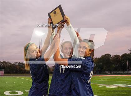Thumbnail 3 in Smithtown West vs Half Hallow Hills West (NYSPHSAA Section XI Class A Final) photogallery.