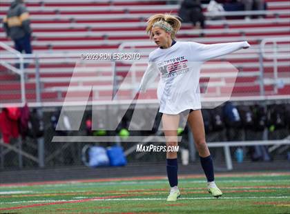 Thumbnail 2 in Smithtown West vs Half Hallow Hills West (NYSPHSAA Section XI Class A Final) photogallery.
