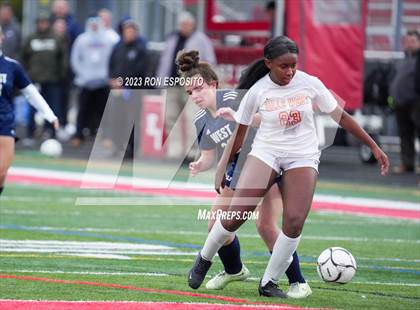 Thumbnail 1 in Smithtown West vs Half Hallow Hills West (NYSPHSAA Section XI Class A Final) photogallery.