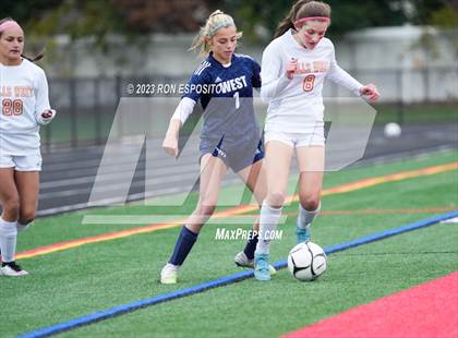 Thumbnail 3 in Smithtown West vs Half Hallow Hills West (NYSPHSAA Section XI Class A Final) photogallery.