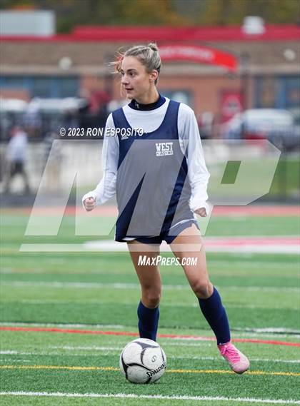 Thumbnail 2 in Smithtown West vs Half Hallow Hills West (NYSPHSAA Section XI Class A Final) photogallery.