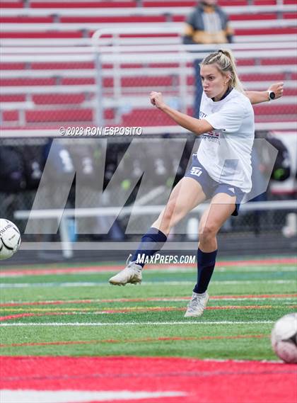 Thumbnail 2 in Smithtown West vs Half Hallow Hills West (NYSPHSAA Section XI Class A Final) photogallery.