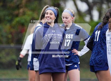 Thumbnail 2 in Smithtown West vs Half Hallow Hills West (NYSPHSAA Section XI Class A Final) photogallery.