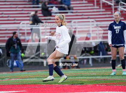 Thumbnail 2 in Smithtown West vs Half Hallow Hills West (NYSPHSAA Section XI Class A Final) photogallery.