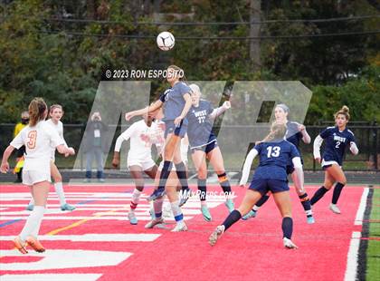 Thumbnail 3 in Smithtown West vs Half Hallow Hills West (NYSPHSAA Section XI Class A Final) photogallery.