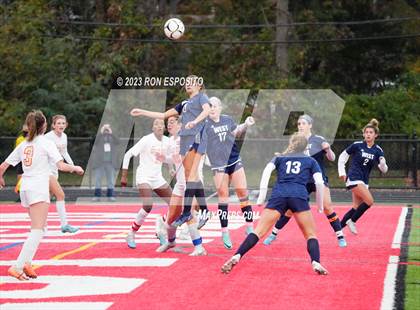Thumbnail 2 in Smithtown West vs Half Hallow Hills West (NYSPHSAA Section XI Class A Final) photogallery.