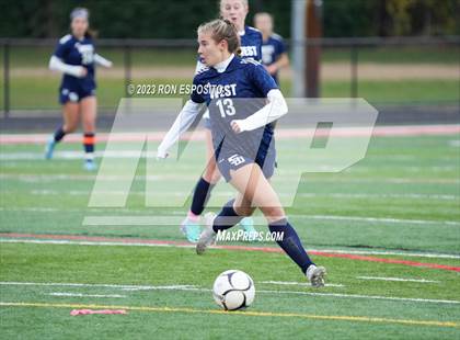 Thumbnail 1 in Smithtown West vs Half Hallow Hills West (NYSPHSAA Section XI Class A Final) photogallery.