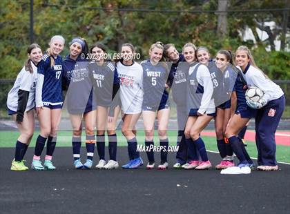 Thumbnail 1 in Smithtown West vs Half Hallow Hills West (NYSPHSAA Section XI Class A Final) photogallery.