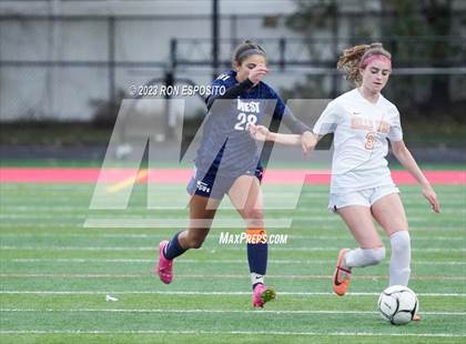 Thumbnail 1 in Smithtown West vs Half Hallow Hills West (NYSPHSAA Section XI Class A Final) photogallery.