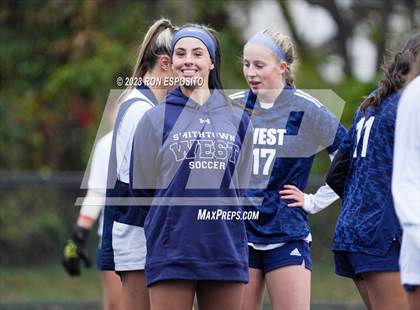Thumbnail 1 in Smithtown West vs Half Hallow Hills West (NYSPHSAA Section XI Class A Final) photogallery.