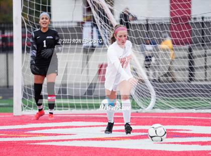 Thumbnail 1 in Smithtown West vs Half Hallow Hills West (NYSPHSAA Section XI Class A Final) photogallery.