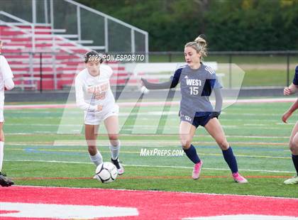 Thumbnail 3 in Smithtown West vs Half Hallow Hills West (NYSPHSAA Section XI Class A Final) photogallery.