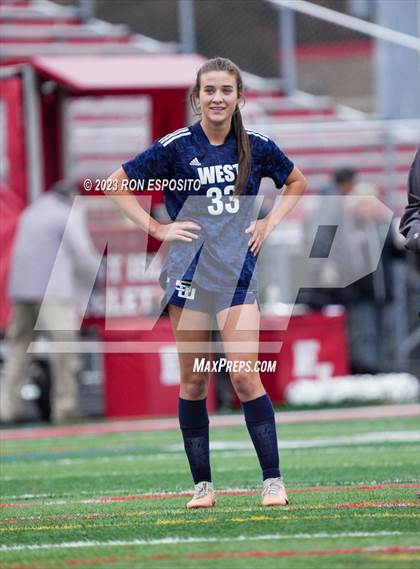 Thumbnail 1 in Smithtown West vs Half Hallow Hills West (NYSPHSAA Section XI Class A Final) photogallery.