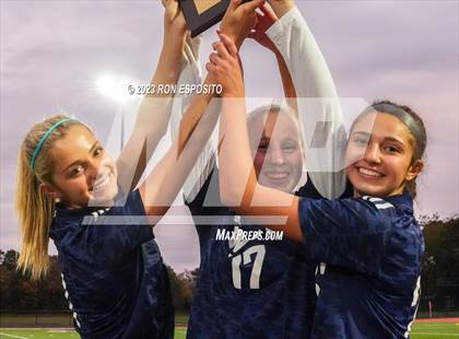 Thumbnail 2 in Smithtown West vs Half Hallow Hills West (NYSPHSAA Section XI Class A Final) photogallery.