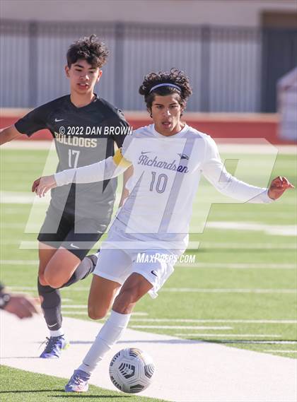 Thumbnail 1 in Richardson vs Royse City (Wylie Men's Soccer Showcase) photogallery.