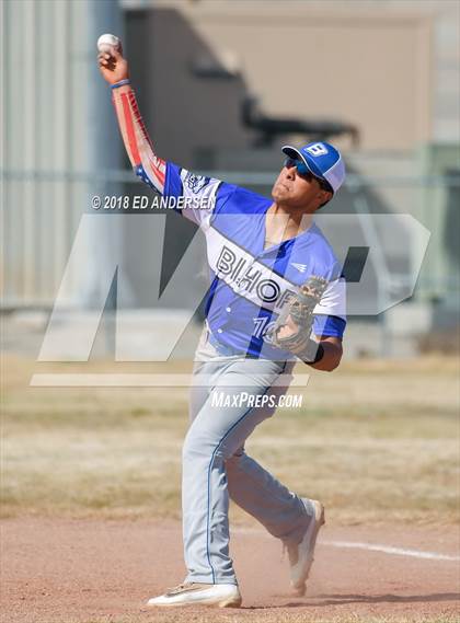 Thumbnail 1 in Bishop Union vs. Yerington (Yerington Tournament) photogallery.