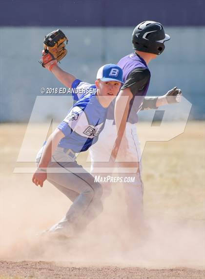Thumbnail 1 in Bishop Union vs. Yerington (Yerington Tournament) photogallery.