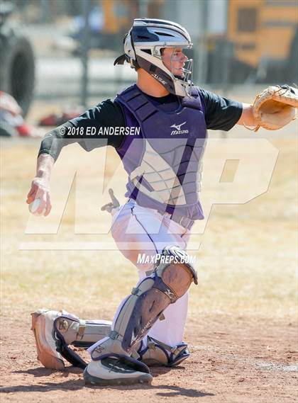 Thumbnail 1 in Bishop Union vs. Yerington (Yerington Tournament) photogallery.