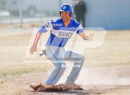 Thumbnail 1 in Bishop Union vs. Yerington (Yerington Tournament) photogallery.